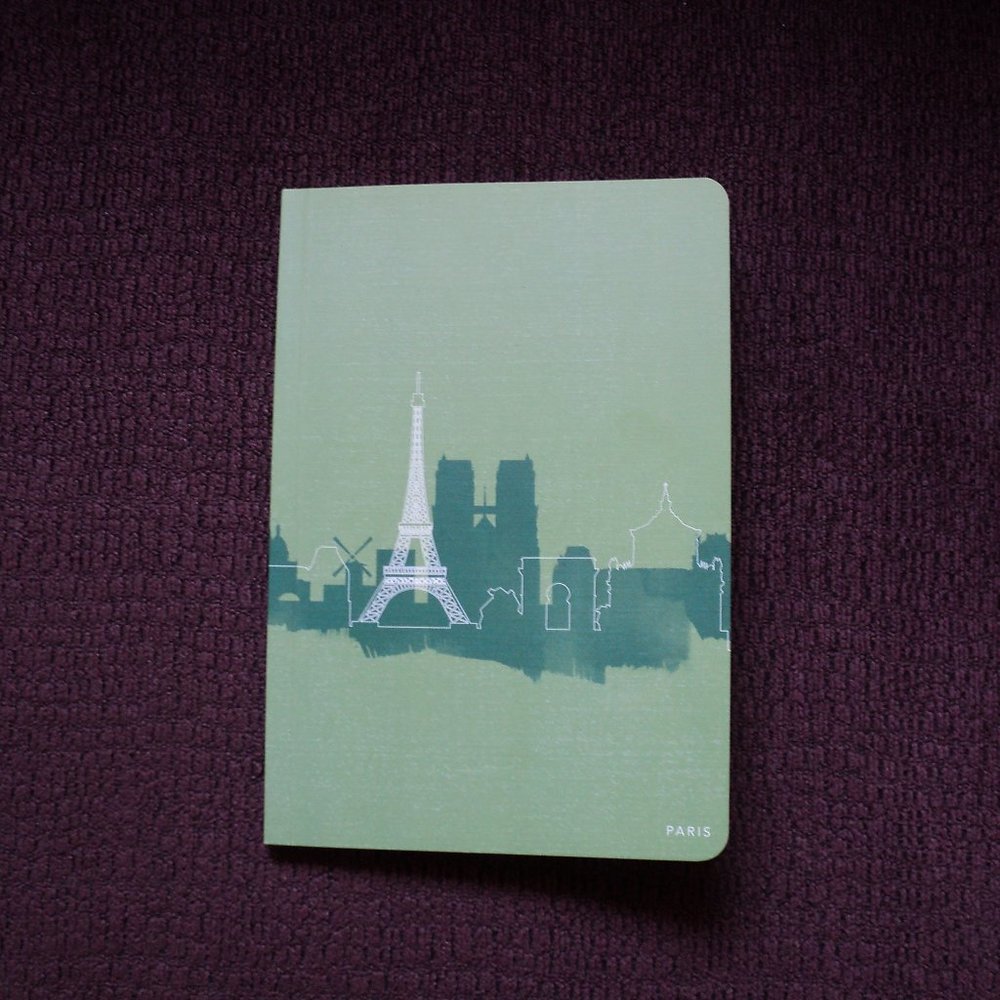 2/$12: FSC PARIS JOURNAL, 5.5" x 8" w/ lined paper